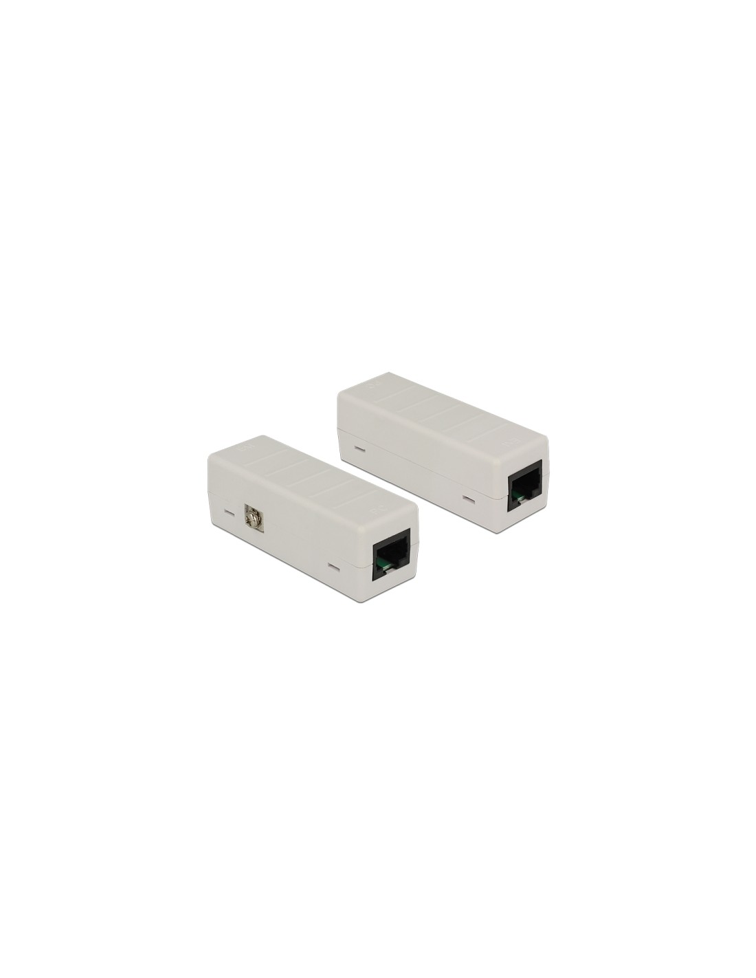 DeLOCK 62619 cambiador de género para cable RJ-45 Gris