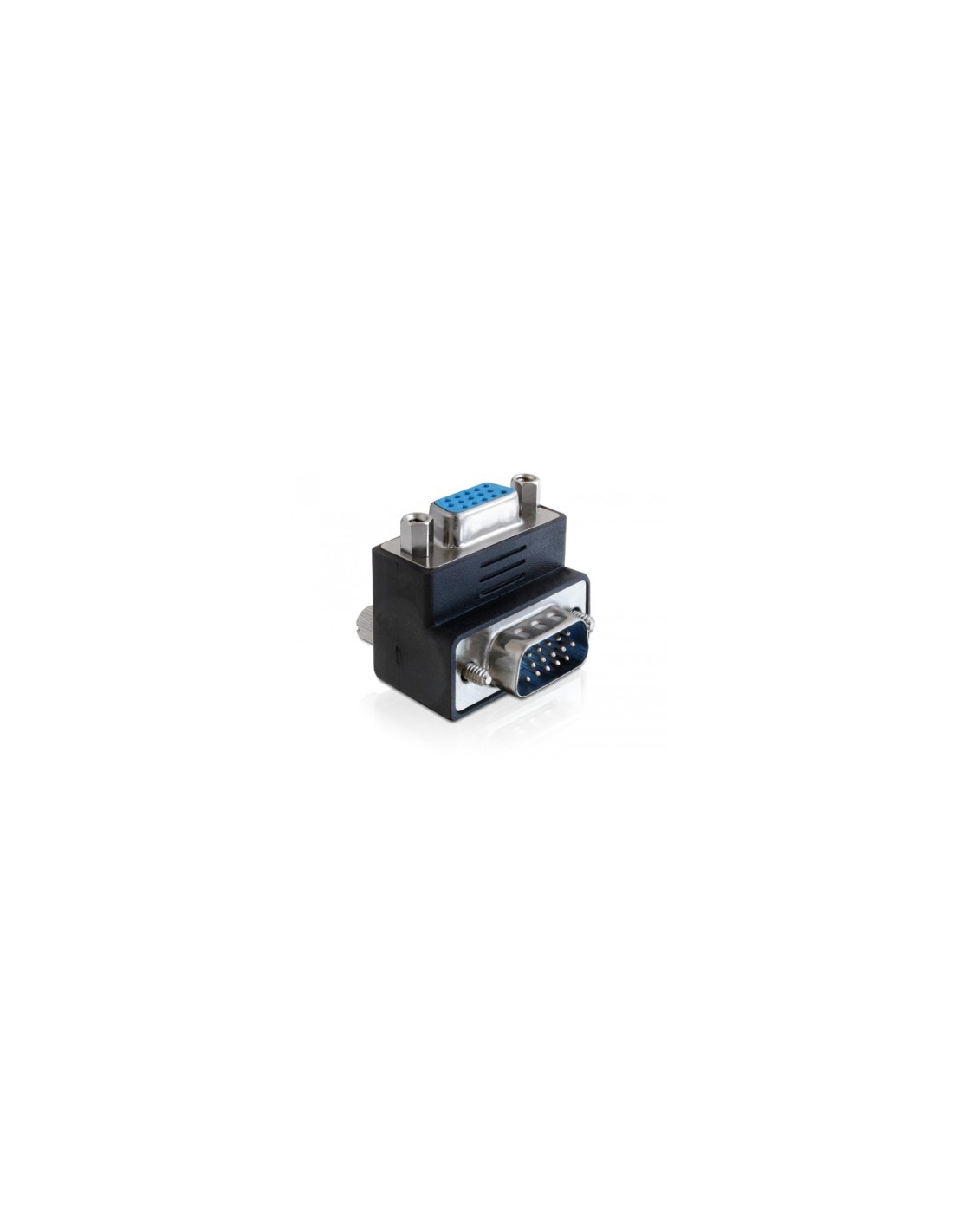 DeLOCK 65247 cambiador de género para cable VGA (D-Sub) Negro