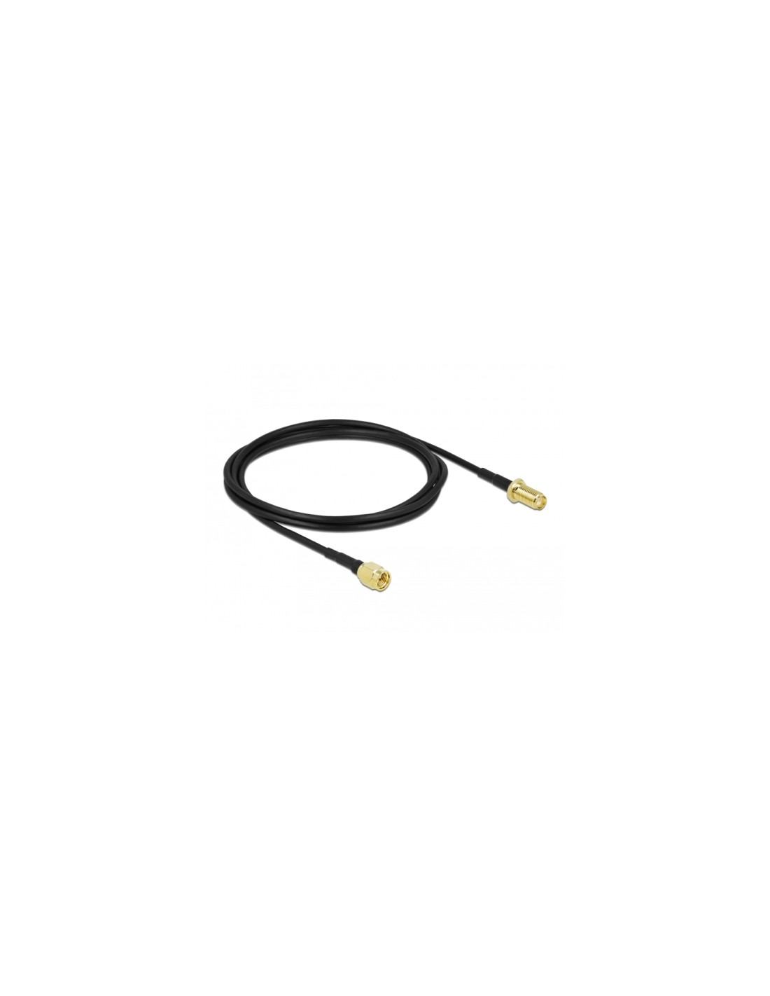 DeLOCK 90442 cable coaxial LMR100 2 m SMA Negro