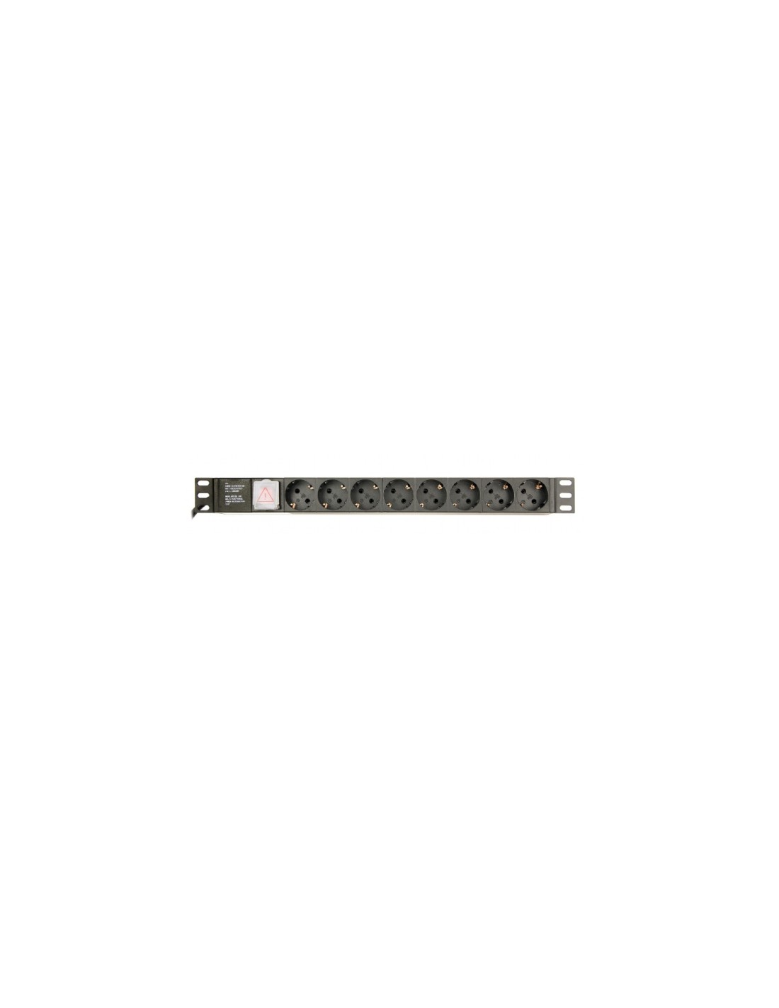 Gembird EG-PDU-014-C14 unidad de distribución de energÍ­a (PDU) 8 salidas AC 1U Negro