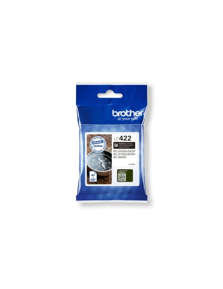 Brother LC422BK cartucho de tinta 1 pieza(s) Original Negro
