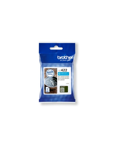 Brother LC422C cartucho de tinta 1 pieza(s) Original Cian