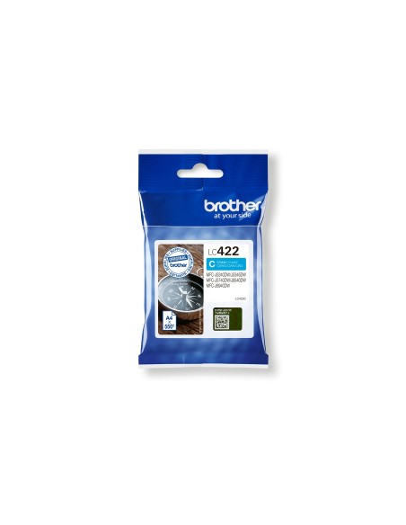 Brother LC422C cartucho de tinta 1 pieza(s) Original Cian