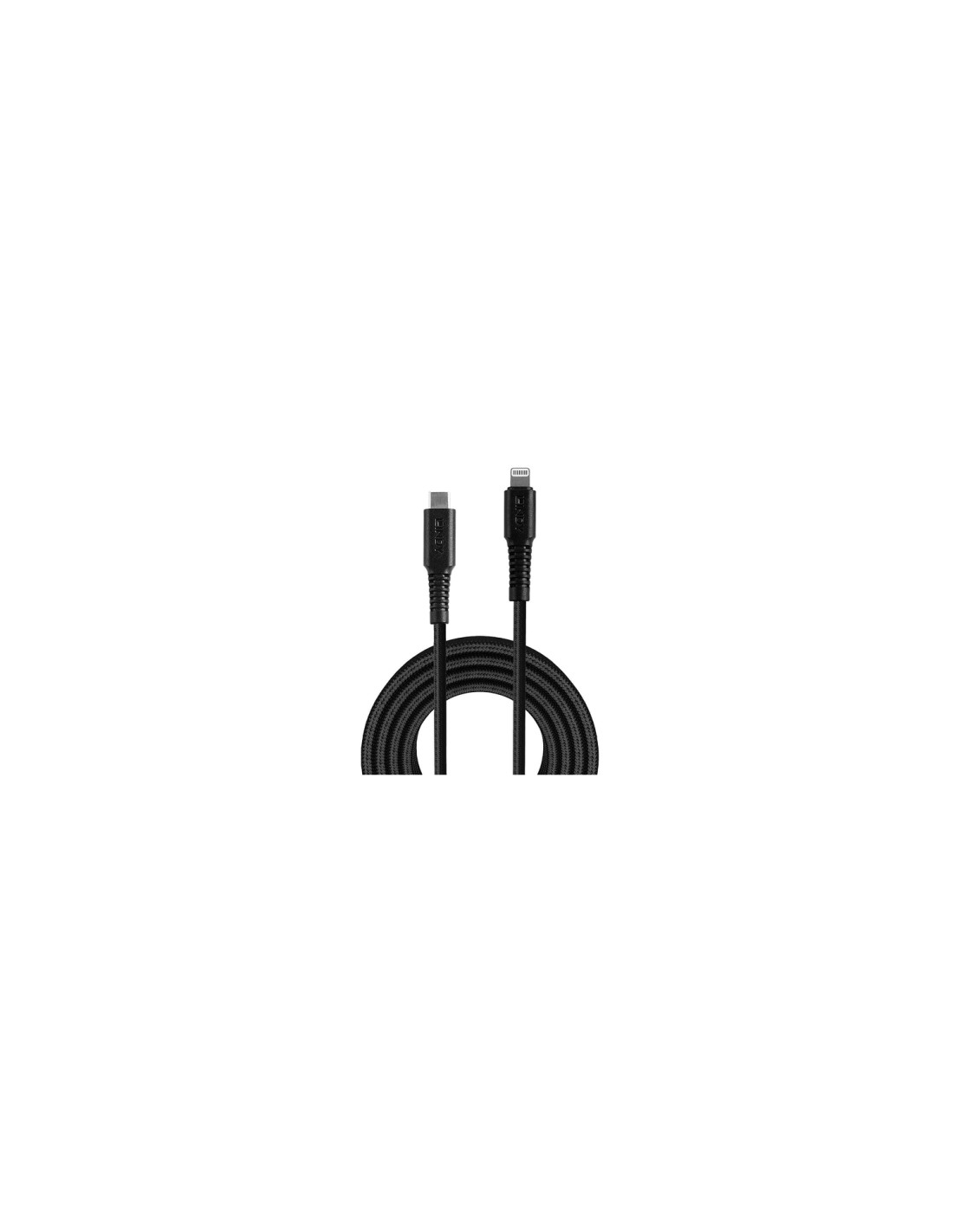 Lindy 31285 cable de conector Lightning 0,5 m Negro