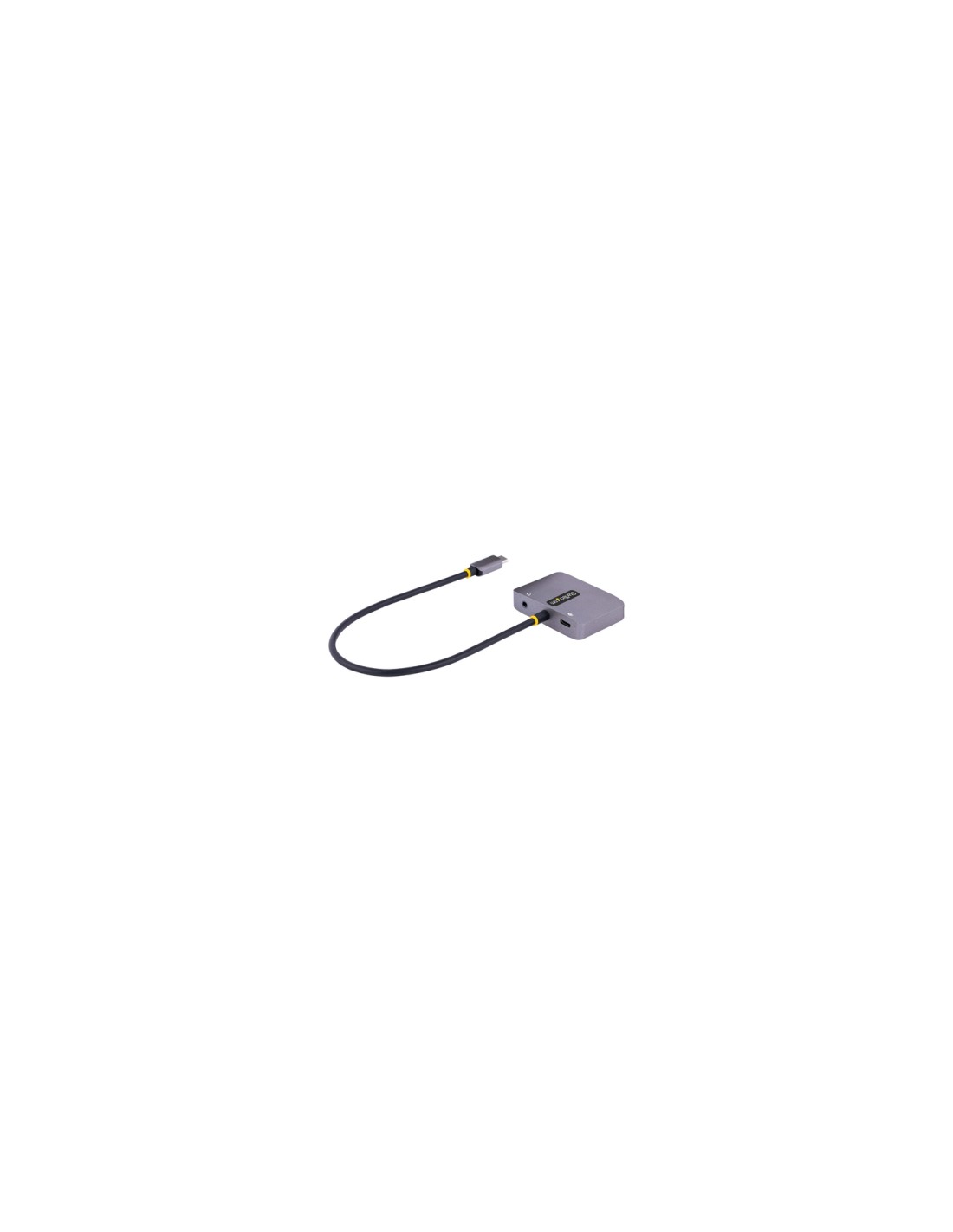 StarTech.com Adaptador de VÍ­deo USB C, Adaptador Multipuertos USB Tipo C a HDMI VGA con Salida de Audio de 3,5mm, HDR 4K a 60Hz