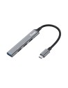 Equip 128961 hub de interfaz USB 3.2 Gen 1 (3.1 Gen 1) Type-C 5000 Mbit/s Negro, Gris