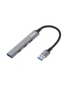 Equip 128960 hub de interfaz USB 3.2 Gen 1 (3.1 Gen 1) Type-A 5000 Mbit/s Negro, Gris