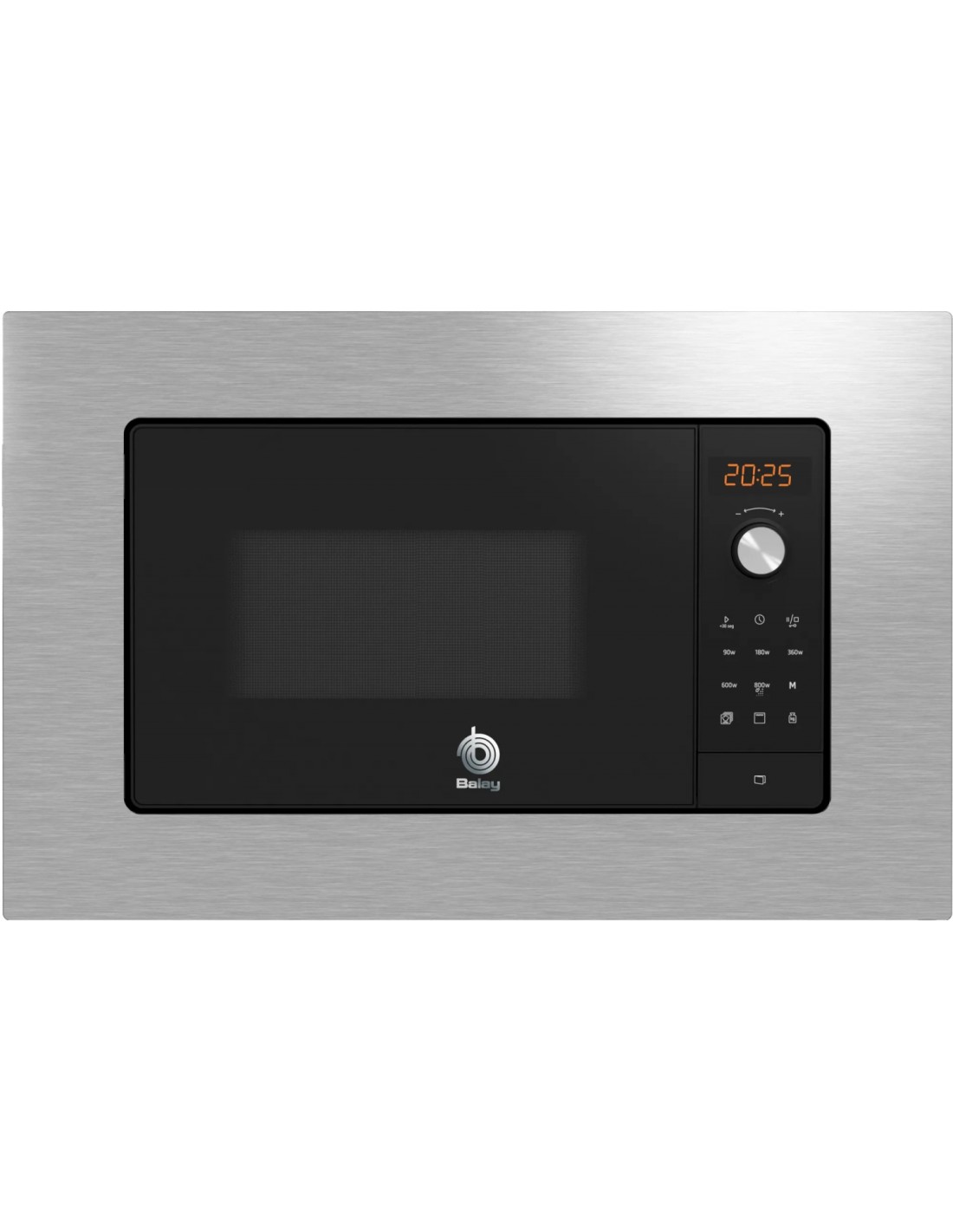 Balay 3CG6142X3 microondas Integrado Microondas con grill 20 L 800 W Acero inoxidable