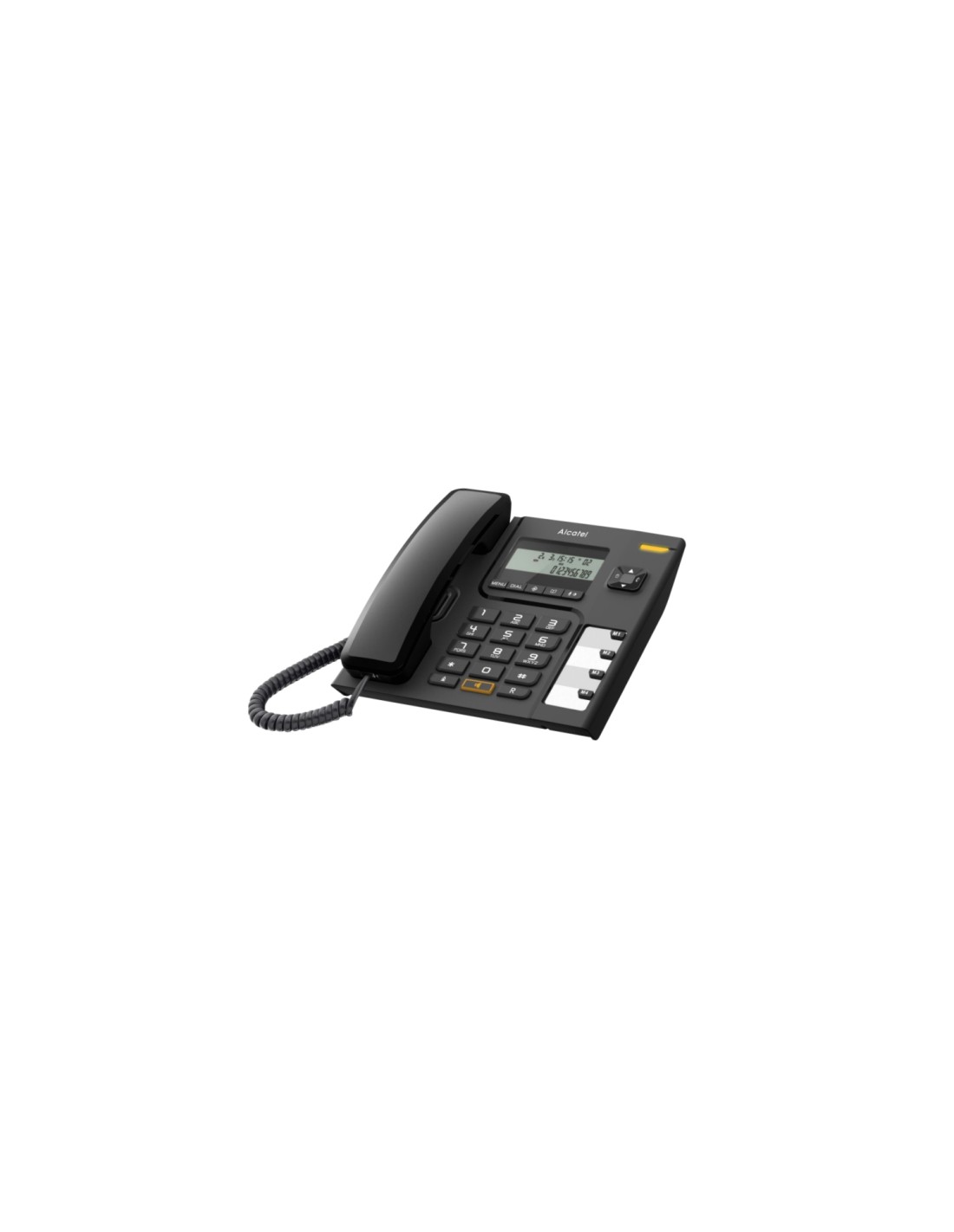 Alcatel T56 Teléfono analógico Identificador de llamadas Negro