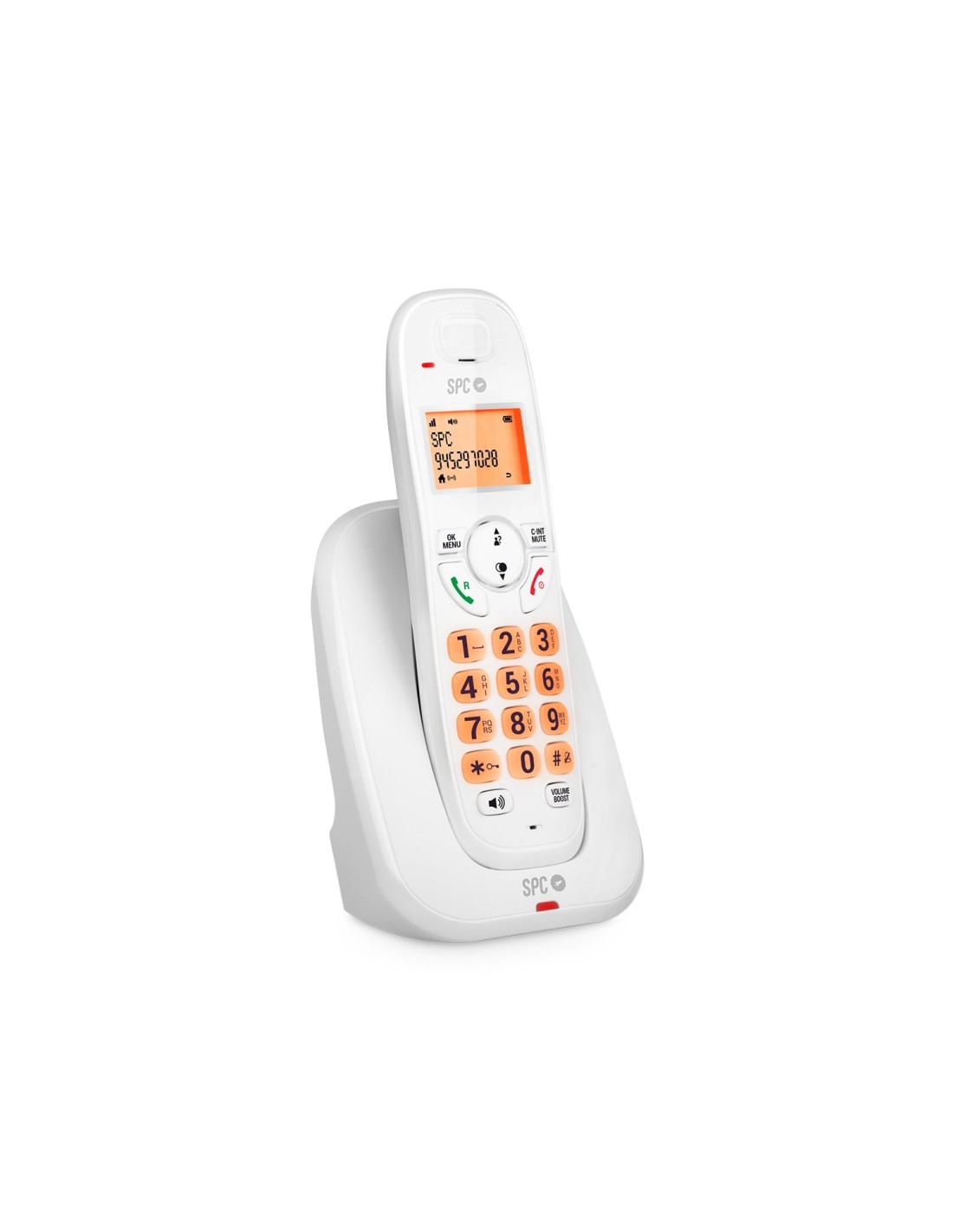 SPC Kairo Teléfono analógico Identificador de llamadas Blanco
