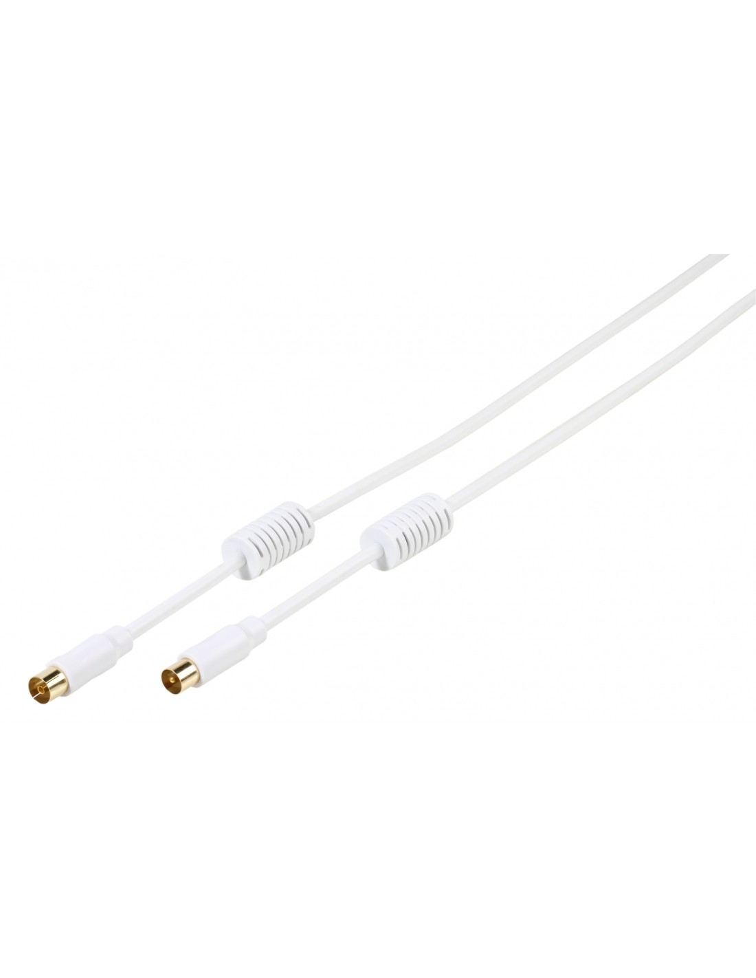 Vivanco PBW CO110 15 cable coaxial 1,5 m IEC Blanco
