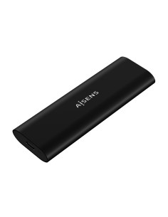 AISENS Caja Externa M.2 (NGFF) ASM2-014B SATA/NVMe A USB3.1 Gen2, Negro