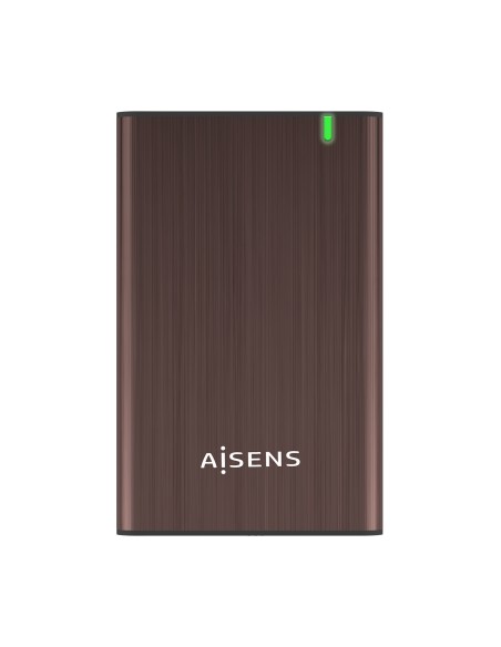 AISENS Caja Externa 2.5" ASE-2525BWN 9.5 mm SATA A USB 3.0/USB 3.1 Gen1, Marron
