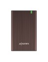 AISENS Caja Externa 2.5" ASE-2525BWN 9.5 mm SATA A USB 3.0/USB 3.1 Gen1, Marron
