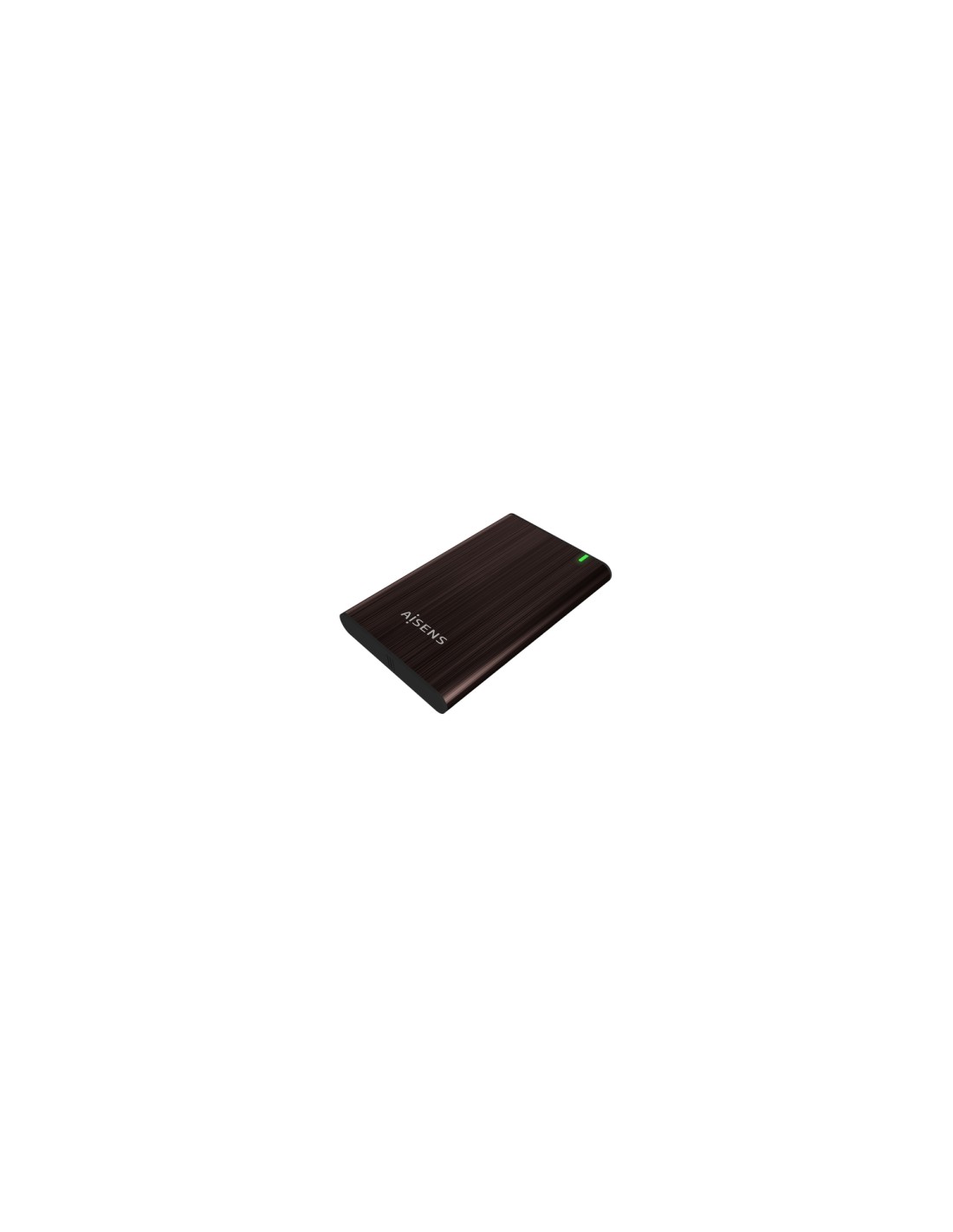 AISENS Caja Externa 2.5" ASE-2525BWN 9.5 mm SATA A USB 3.0/USB 3.1 Gen1, Marron