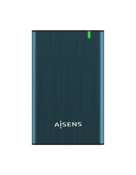 AISENS Caja Externa 2.5" ASE-2525PB 9.5 mm SATA A USB 3.0/USB 3.1 Gen1, Azul Pacifico