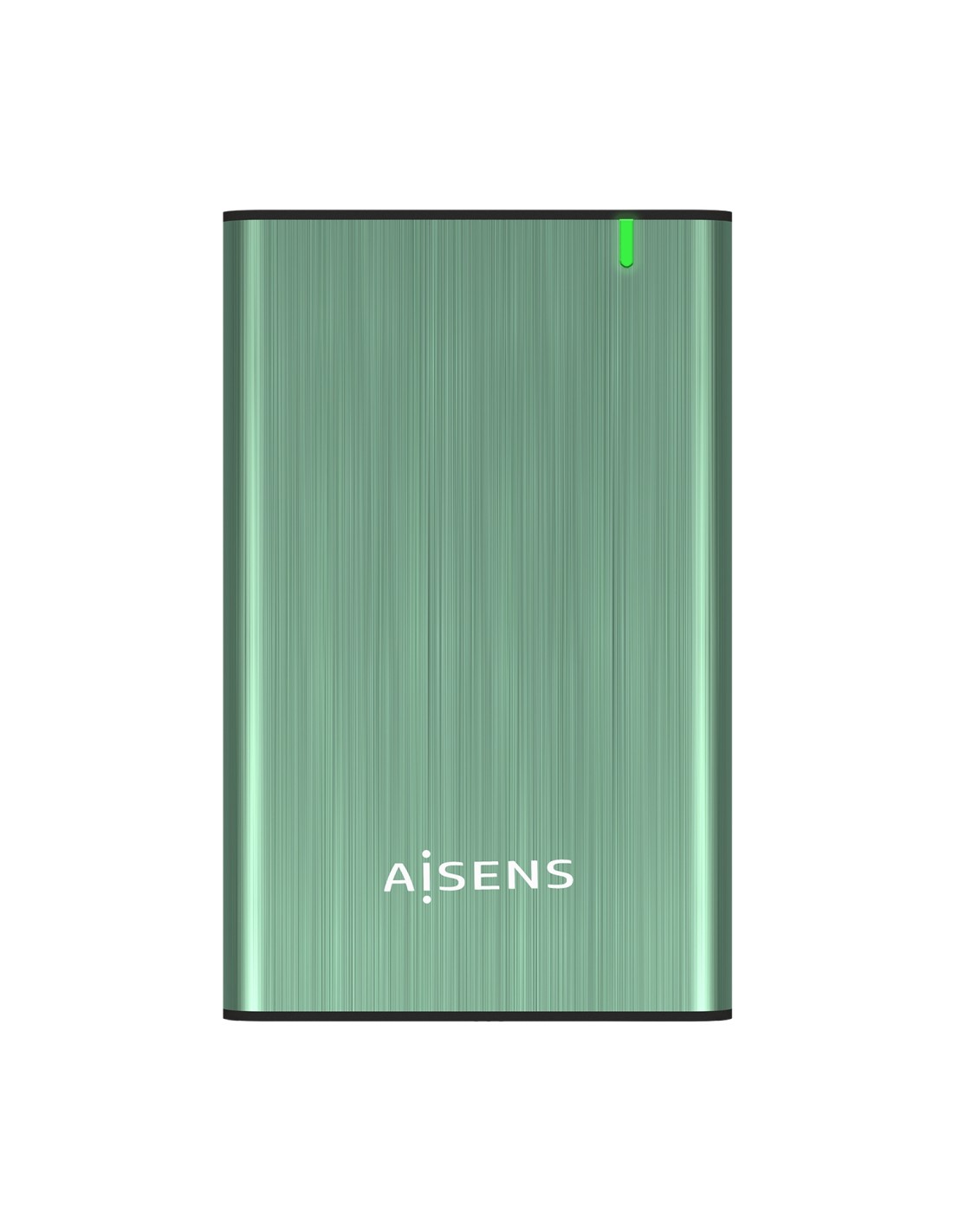AISENS Caja Externa 2.5" ASE-2525SGN 9.5 mm SATA A USB 3.0/USB 3.1 Gen1, Verde Primavera