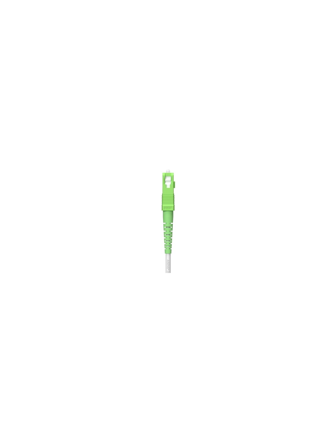 AISENS Cable Fibra Í?ptica Latiguillo G657A2 3.0 9/125 SMF Simplex CPR DCA LSZH, SC/APC-SC/APC, Blanco, 100 m