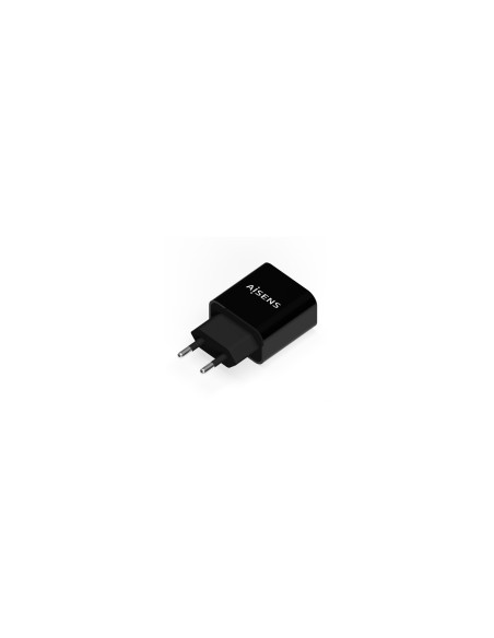 AISENS Cargador USB-C PD3.0 1 Puerto 1x USB-C 20 W, Negro
