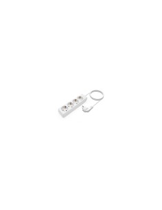 AISENS Base Multiple 4 Tomas Sin Interruptor Con Cable 3x1.5mm2, 2