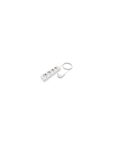 AISENS Base Multiple 4 Tomas Sin Interruptor Con Cable 3x1.5mm2,