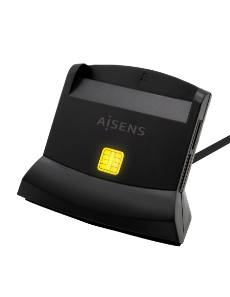 AISENS Lector De Tarjeta Dni Con Lector De Tarjetas SIM, SD, Micro