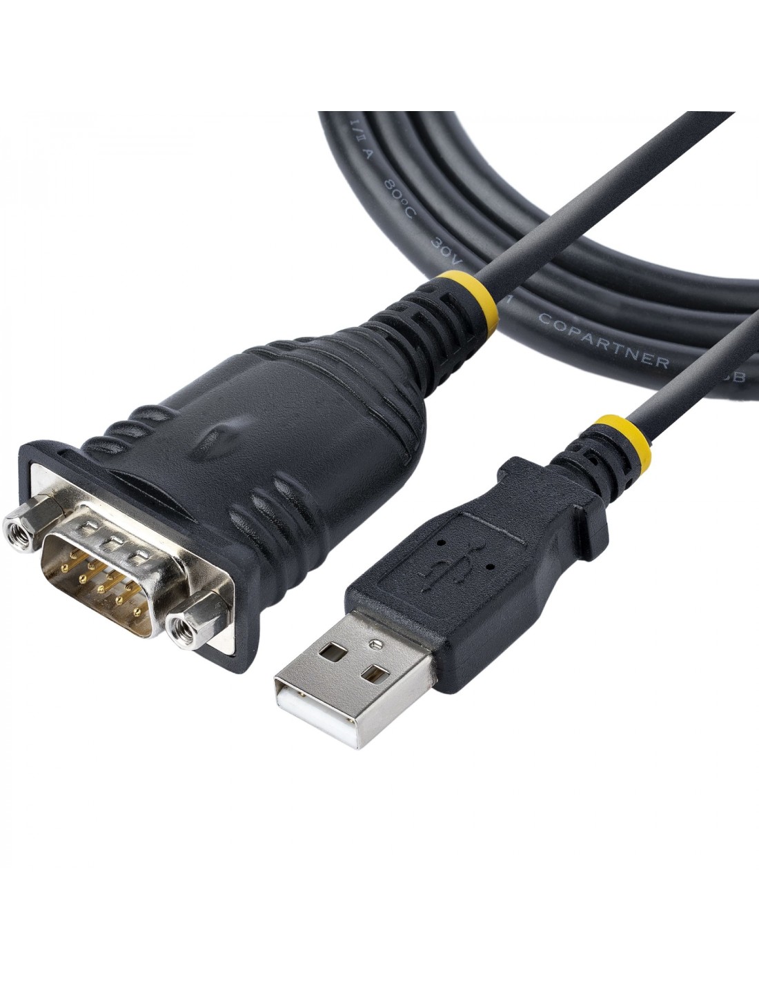 StarTech.com Cable de 1m USB a Serie, Conversor DB9 Macho RS232 a USB, Prolific, Adaptador USB a Serial para PLC/Impresora/Escán