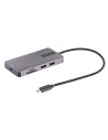 StarTech.com Adaptador Multipuertos USB C 2x HDMI 4K 60Hz, Hub USB-A 3.1 2Pt 5Gbps, PD 100W, GbE, SD/MicroSD, Cable de 30cm, Doc