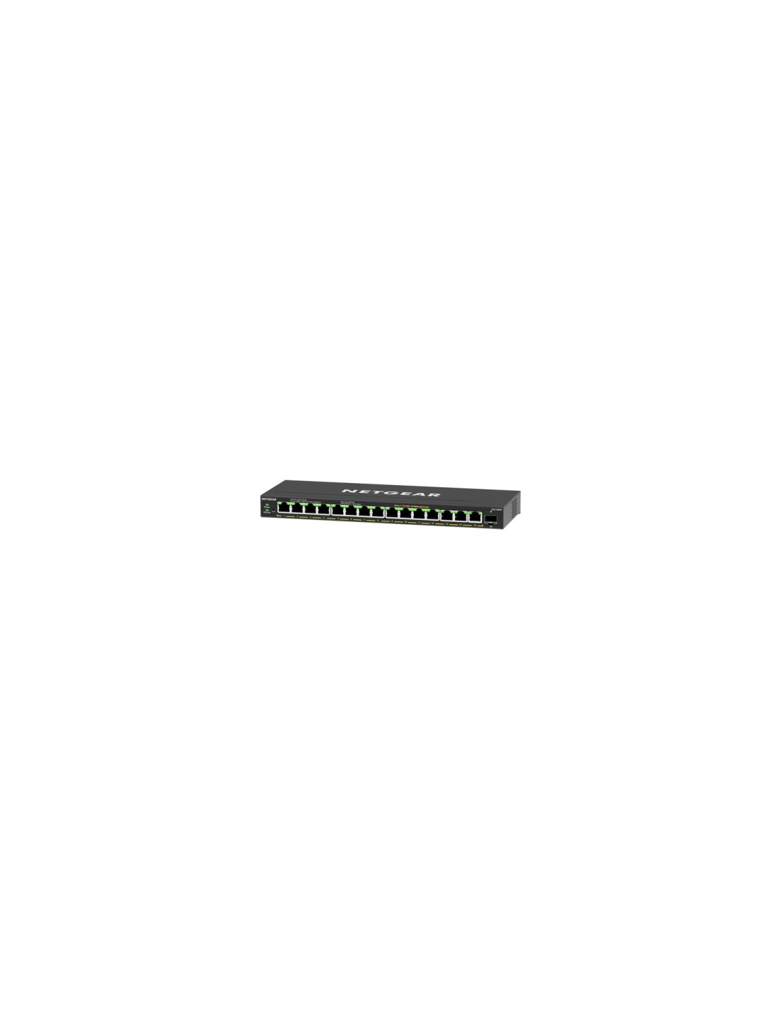 NETGEAR 16-Port High-Power PoE+ Gigabit Ethernet Plus Switch (231W) with 1 SFP port (GS316EPP) Gestionado EnergÍ­a sobre Etherne