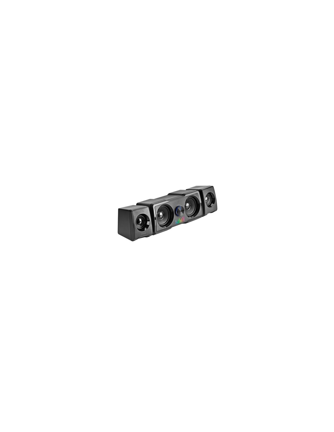 Mars Gaming MS22 Altavoces Compactos Gaming 2.2 RGB Flow Subwoofer + 4 Altavoces Activos Sonido DSP 35W Negro