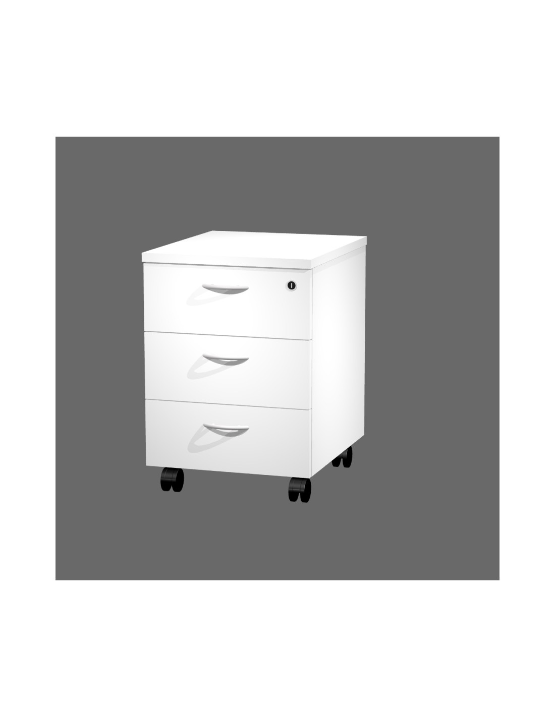 ArtExport Cajonera móvil PRESTO 3 cajones blanco