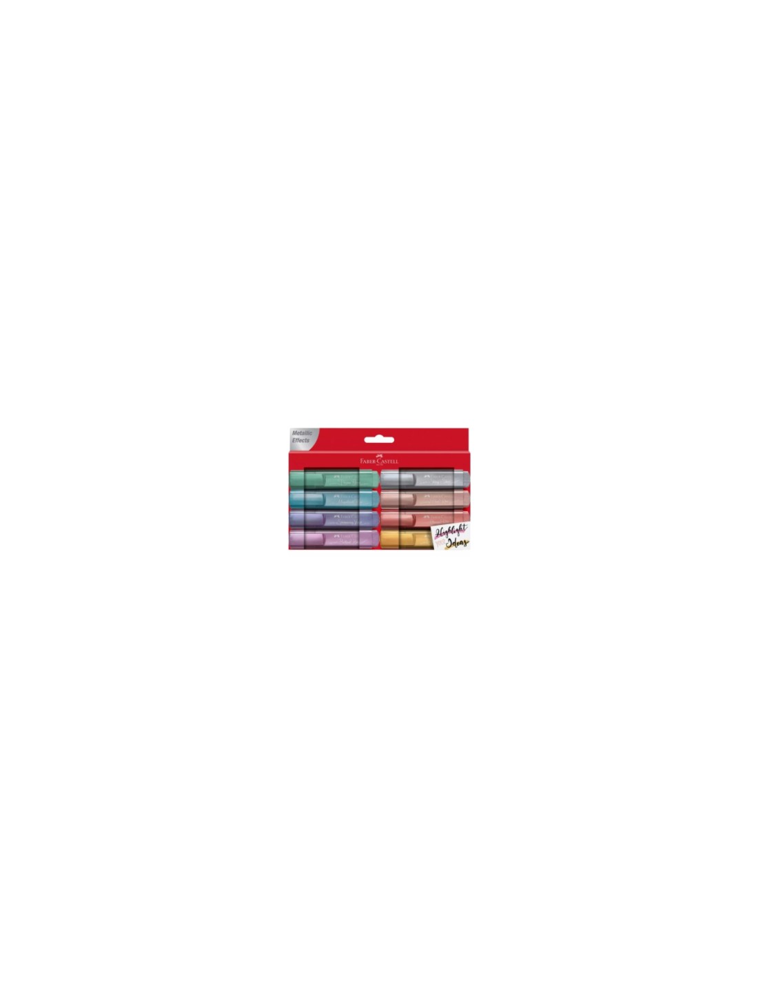 Faber-Castell TL 46 marcador 8 pieza(s) Punta de cincel Azul, Marrón, Gris, Rosa, Turquesa, Violeta