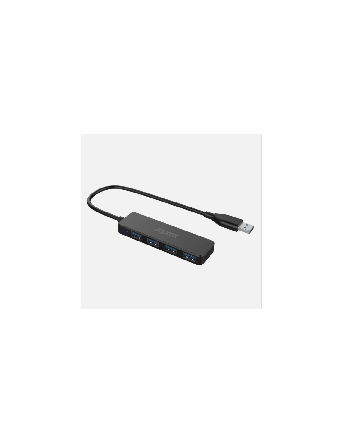 Approx APPC49 Adaptador USB Hub 4 Puertos USB 3.0