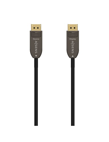 AISENS Cable DISPLAYPORT AOC V1.4 8K@60Hz 4K@120Hz 4:4:4 32.4Gbps,