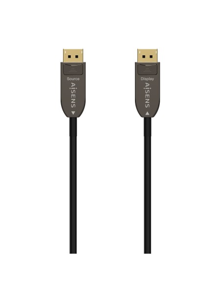 AISENS A155-0608 cable DisplayPort 20 m Negro