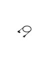 AISENS Cable Alimentación Acodado Forma 8, CEE7/16/M-C7/H, Negro, 1.8M