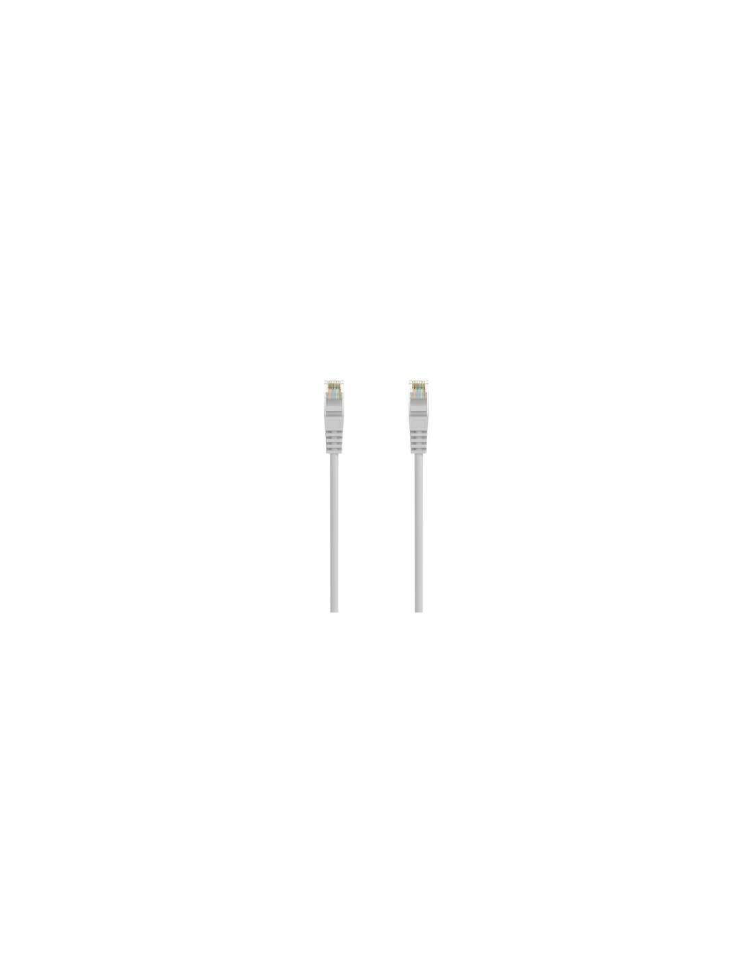AISENS Cable de Red Latiguillo RJ45 LSZH Cat.6A 500 Mhz UTP AWG24, Gris, 1.5M