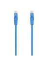 AISENS Cable de Red Latiguillo RJ45 LSZH Cat.6A 500 Mhz UTP AWG24, Azul, 25CM