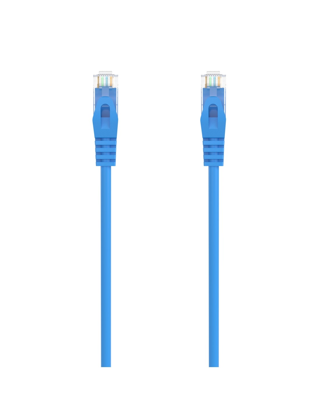 AISENS Cable de Red Latiguillo RJ45 LSZH Cat.6A 500 Mhz UTP AWG24, Azul, 1.0M