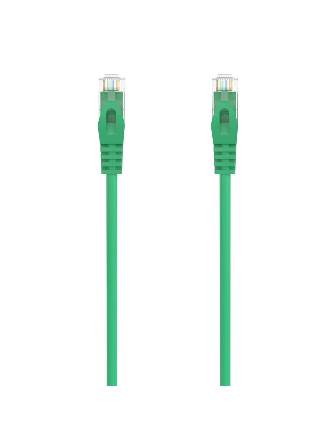 AISENS Cable de Red Latiguillo RJ45 LSZH Cat.6A 500 Mhz UTP AWG24, Verde, 30CM