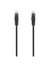 AISENS Cable de Red Latiguillo RJ45 LSZH Cat.6A 500 Mhz UTP AWG24, Negro, 3.0M