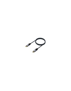 AISENS Cable USB 2.0 Aluminio 5A 100W E-Mark, USB-C/M-USB-C/M, Gris, 2
