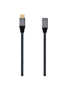 AISENS Cable USB 3.2 Gen2X2 Aluminio 20Gbps 5A 100W, Tipo
