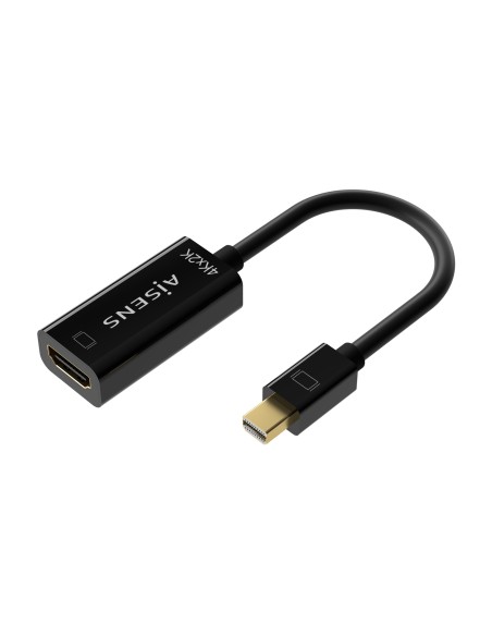 AISENS Conversor Mini DP V1.2 a HDMI V1.4 4K@30Hz, MDP/M-HDMI A/H,