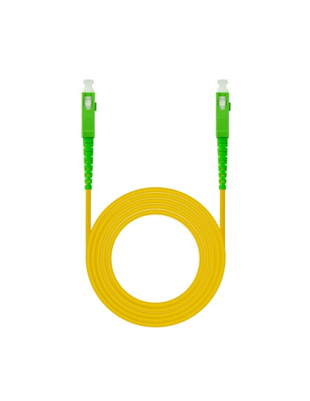 Nanocable Cable de Fibra Óptica SC/APC a SC/APC Monomodo Simplex