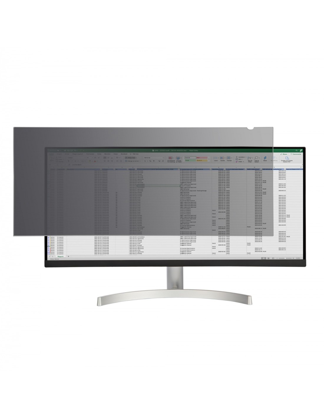 StarTech.com PRIVSCNMON34W filtro para monitor Filtro de privacidad para pantallas sin marco 86,4 cm (34")