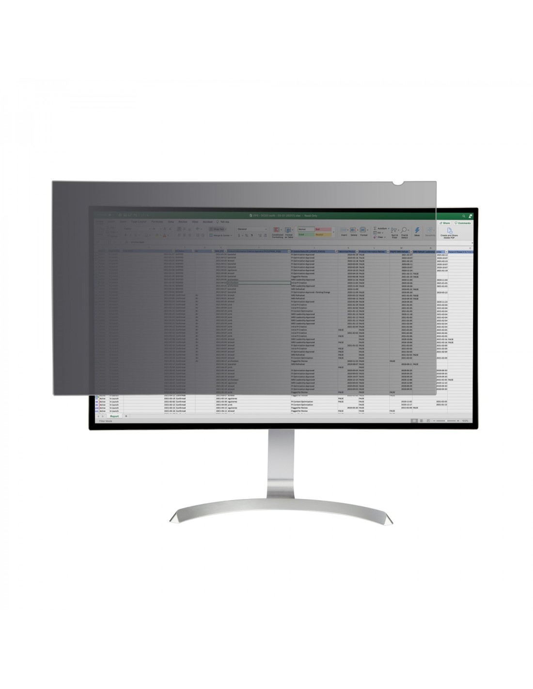 StarTech.com PRIVSCNMON32 filtro para monitor Filtro de privacidad para pantallas sin marco 81,3 cm (32")