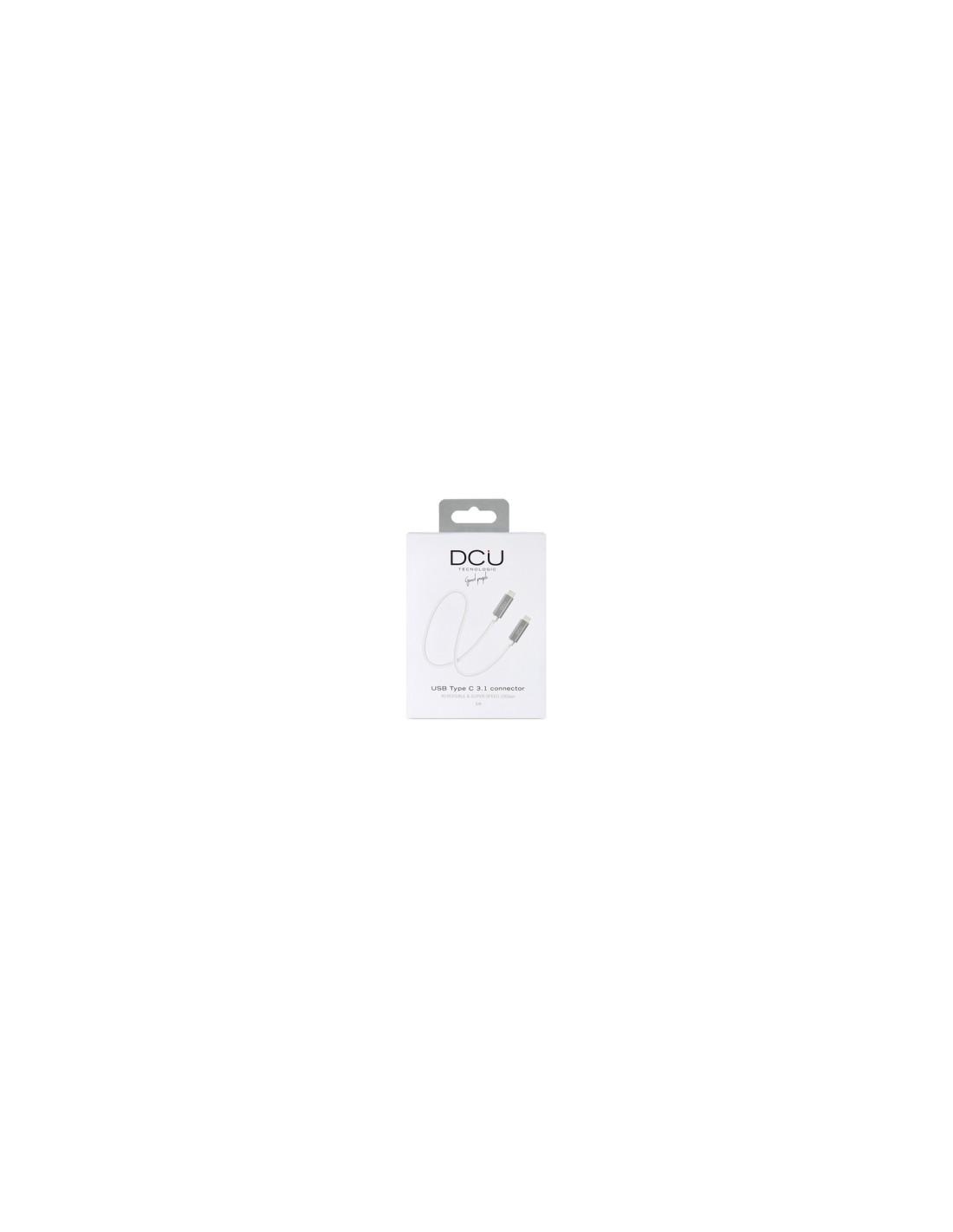 DCU Advance Tecnologic 30402010 cable USB 1 m USB 3.2 Gen 2 (3.1 Gen 2) USB C Gris