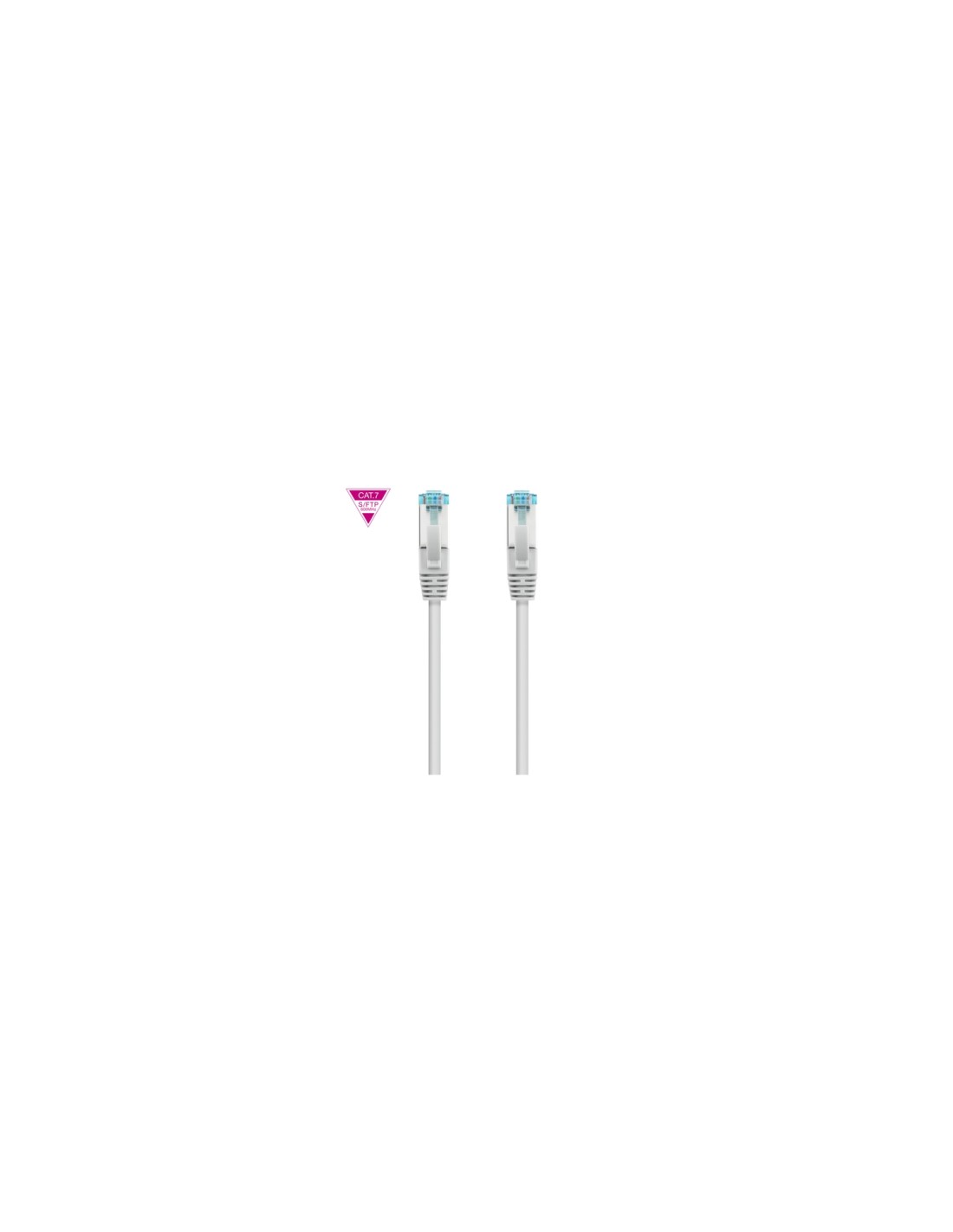Nanocable Cable de Red Cat.7 600MHZ LSZH SFTP PIMF AWG26, Gris, 20 m