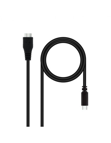 Nanocable 10.01.1201-BK cable USB USB 3.2 Gen 1 (3.1 Gen 1) 1 m USB C